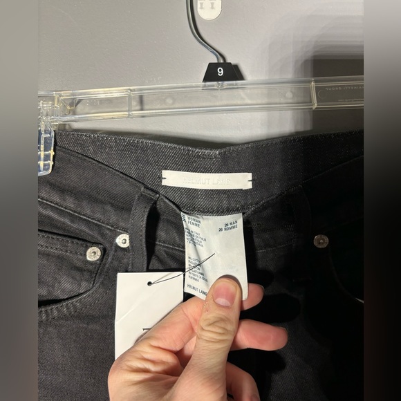 Helmut Lang Black Femme Hi Bootcut Jeans Womens Size 25 - Picture 6 of 6